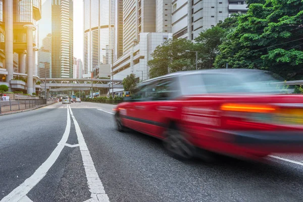 Hong kong şehir merkezinde trafik — Stok fotoğraf