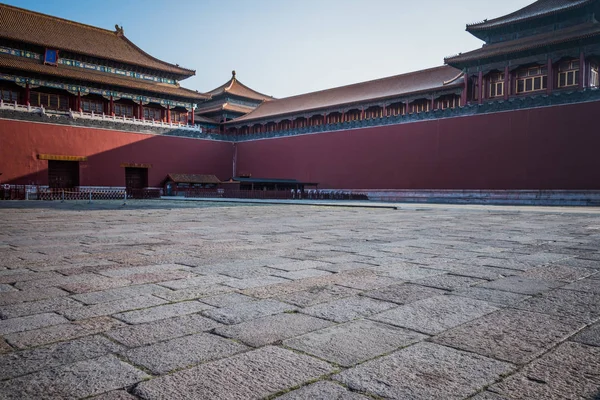 Decoración de tejado en Ciudad Prohibida de Beijing — Foto de Stock