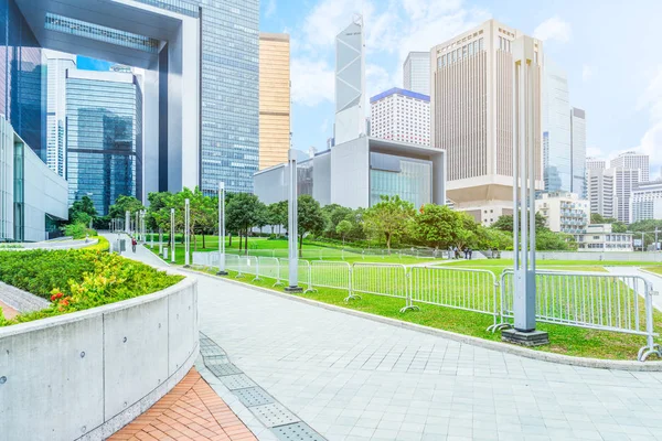 Plaza de la ciudad en Hong Kong — Foto de Stock