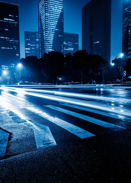 Ampelpfade in der Innenstadt von Hongkong — Stockfoto