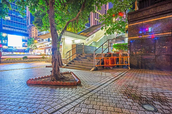 Plaza de la ciudad en Shenzhen por la noche —  Fotos de Stock
