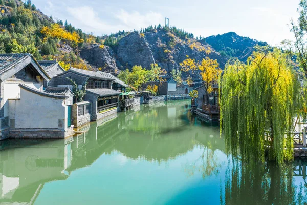 Beijing Gubei su kasabasından görüntülemek — Stok fotoğraf