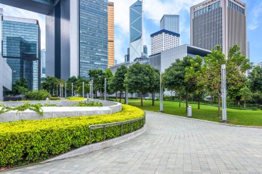mdoern İşhanı alan Hong Kong
