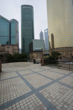 Şanghay kent merkezi boş Meydanı