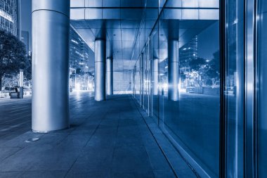 Modern bina açık havada