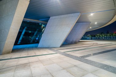 Modern bina açık havada