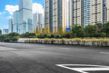 Hong Kong şehir merkezinde trafik yol