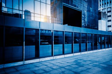 Modern bina açık havada