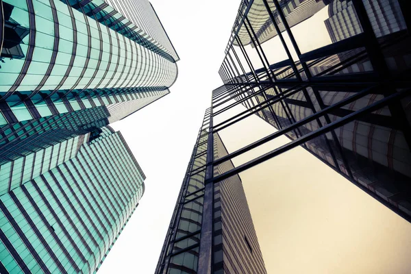 Skyscrapers from a low angle view — Stock Photo, Image