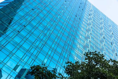 Düşük açılı bir açıdan gökdelenler 