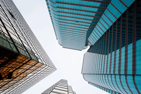 Skyscrapers from a low angle view — Stock Photo, Image