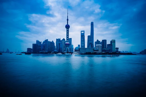 Panorama de Shanghai skyline — Photo