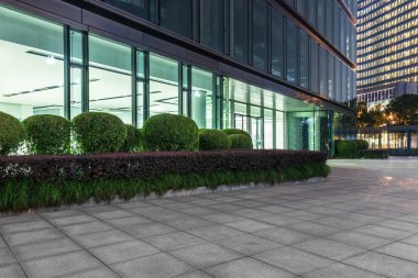 cam Bina dış görünümünü perspektif