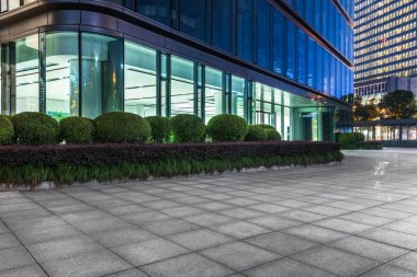 cam Bina dış görünümünü perspektif