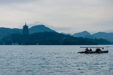 Wuxi Lihu doğal park Çin göster