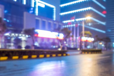 cityscape Shenzhen ile kentsel trafik