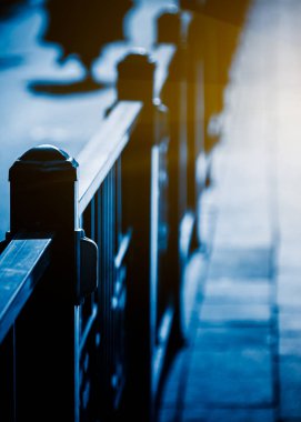 ayrıntı çekim yol korkuluk