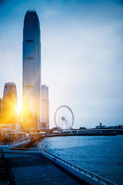 香港のビクトリア港の眺め — ストック写真