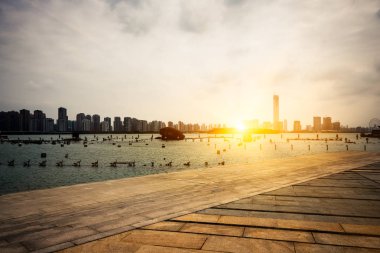 Shenzhen kasaba meydanında