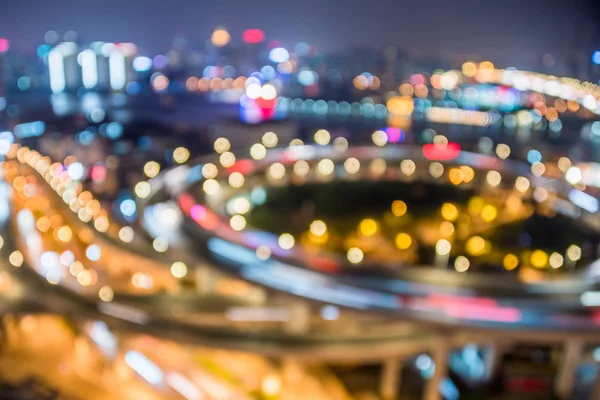 Trafikljuset vandringsleder på natten i Shenzhen — Stockfoto