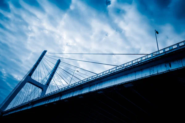 Horizonte urbano com paisagem urbana em Nanchang — Fotografia de Stock