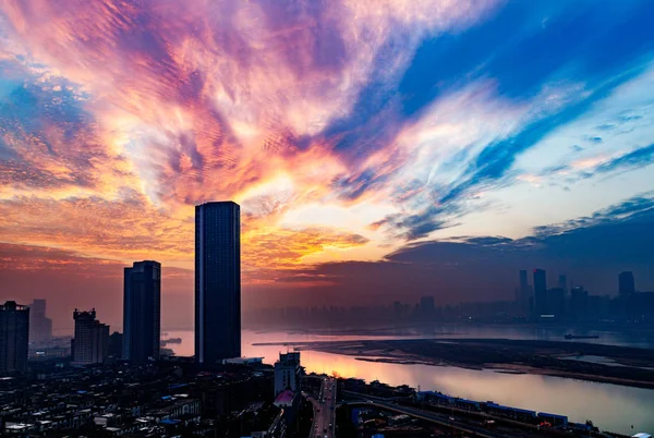 Urban skyline with cityscape in Nanchang — Stock Photo, Image