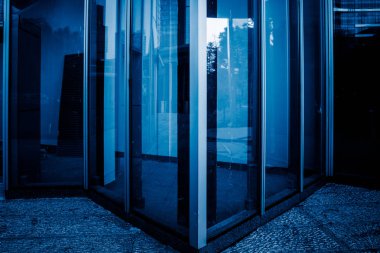 Finans bölgesinde şehir meydanı