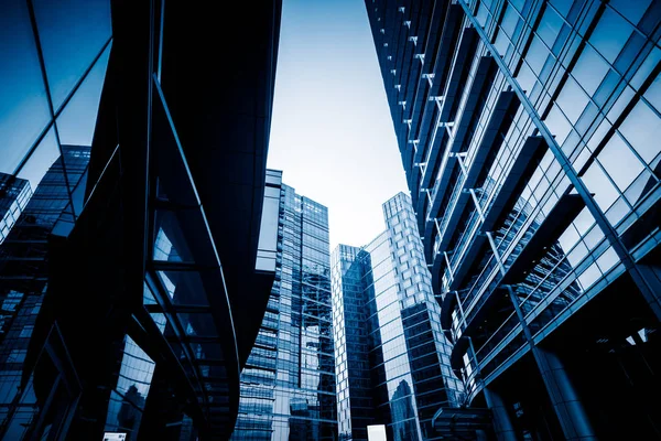 Low angle view of skyscrapers in city — Stock Photo, Image