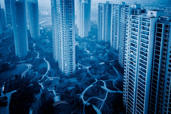 Blick auf das Wohnhaus in Hongkong — Stockfoto