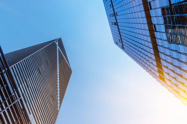 Low angle view of skyscrapers — Stock Photo, Image