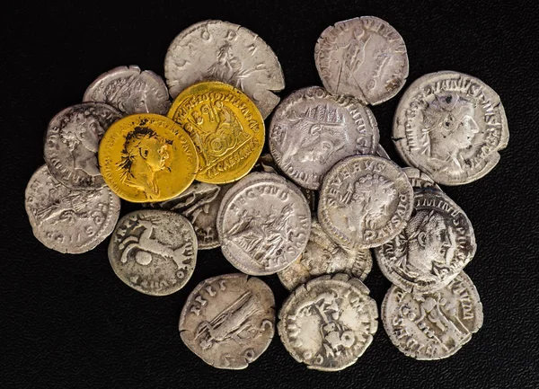 Antike Münze des Römischen Reiches. — Stockfoto