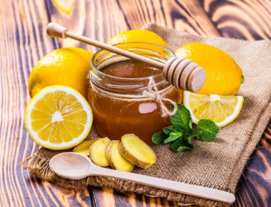 Limon ve fındık ile tatlım.