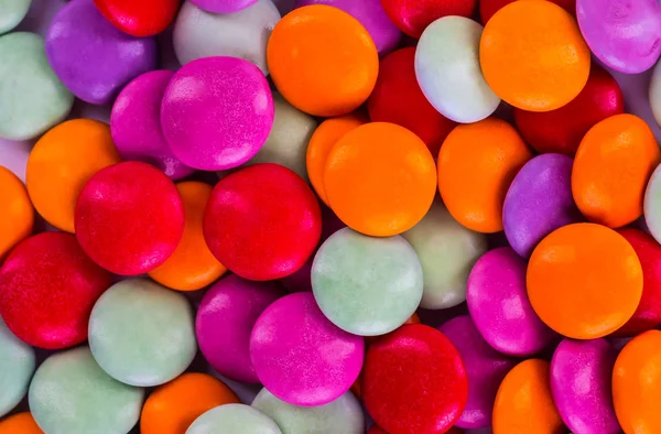 Primer plano de caramelos de colores como textura — Foto de Stock