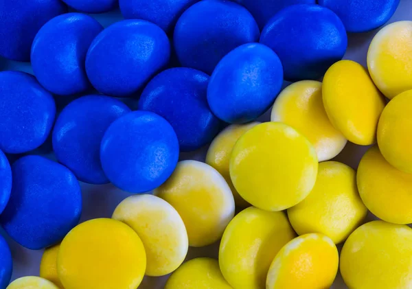 Gros plan de bonbons colorés comme texture — Photo