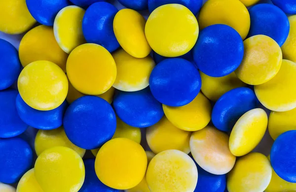 Gros plan de bonbons colorés comme texture — Photo