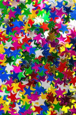 Yıldız işaretleri olarak soyut parlak parlama