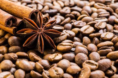 Kahve çekirdekleri arka plan. kahve.