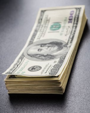Para bizimle dolar roll. Seçici odak.