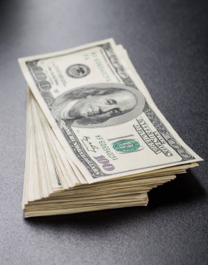 Para bizimle dolar roll. Seçici odak.