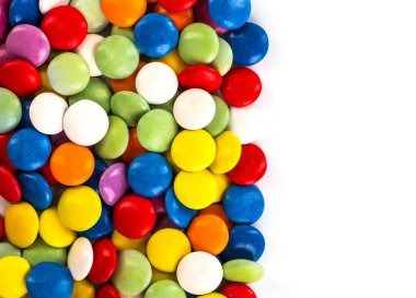 Renkli şekerler closeup doku olarak