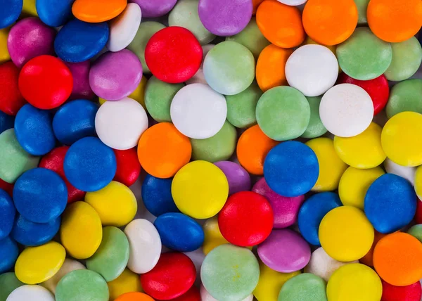 Gros plan de bonbons colorés comme texture — Photo