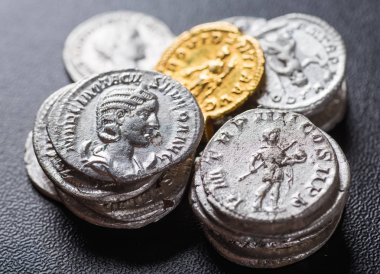 Roma İmparatorluğu'nun antik sikke.
