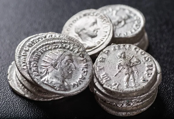 Ancient coin of the Roman Empire. — Stock Photo, Image