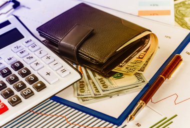 İş rapor. Money.Financial iş stratejisi