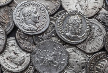 Roma İmparatorluğu'nun antik sikke.