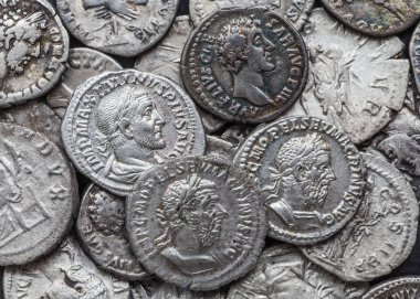 Roma İmparatorluğu'nun antik sikke.