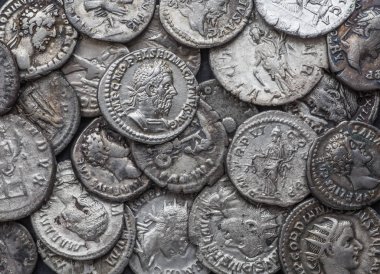 Roma İmparatorluğu'nun antik sikke.