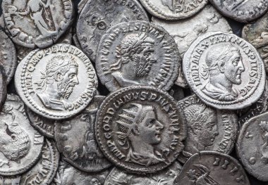 Roma İmparatorluğu'nun antik sikke.