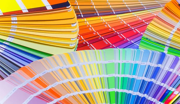 Ruota di colore per la scelta del tono della vernice — Foto Stock