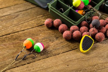 Yemler üzerinde sazan yakalamak